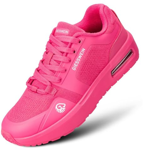 Giesswein Wool Knit Max Women - Leichter Merino Sneaker mit Air-Bubble | Atmungsaktiv & stoßabsorbierend, mit Wechselfußbett & Profilsohle – Aktiv- & Freizeitschuh für Damen in Sport & Alltag
