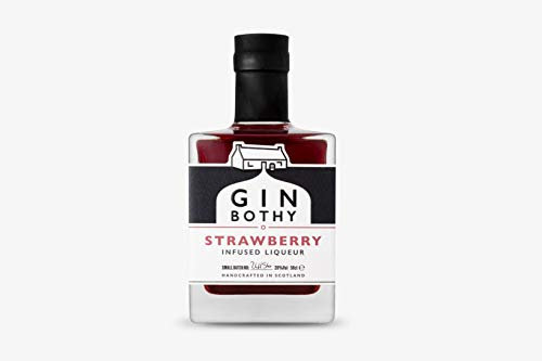 Gin Bothy 50cl - Award Winning Strawberry gin liqueur - 20% ABV - 50cl Bottle - Infused with local Strawberries. Perfect Gin Gift