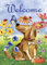 morigins Welcome Hund Deko Cute Puppy Spring Summer doppelseitig Garten Flagge 31,8 x 45,7 cm, Textil, Large-28x40