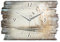 Kreative Feder Designer Wanduhr „Steg“ aus Holz 40x27cm im Shabby Style Design - Designeruhr mit flüsterleisem Uhrwerk ohne Ticken (Steg, leises Funkuhrwerk)
