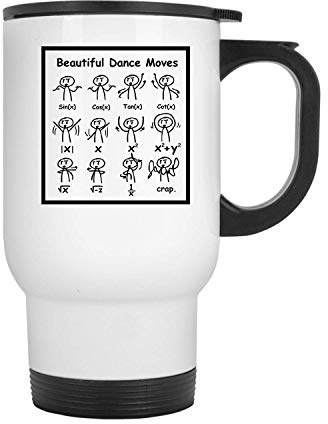 Math Geek Math Teacher Gift - Math Dance Moves - Math Themed Gifts - Math Related Gifts - 11 oz Travel Mug by Mirasuper