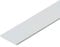 TENDAGGIMANIA Profilés en Aluminium blanc plein plat – Longueur 200CM– Hauteur 3CM– Épaisseur 2MM- Barre Aluminium Poids pour rideaux à panneaux et Store Bateau