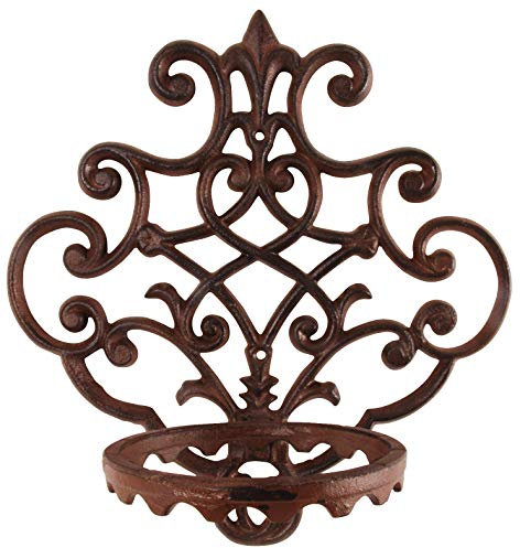 Masionica Terracotta Blue Cream Planter Plant Pot with or without Wall Bracket Holder