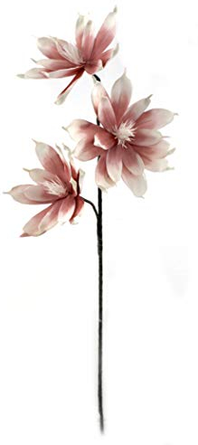 DARO DEKO Kunstblume 100cm Magnolie spitz in alt-rosa 1 Stück