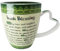 Royal Tara Tasse aus Knochenporzellan, mit irischem Segen und keltischem Design, 380 ml