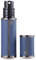 AsaNana Atomizzatore di profumo, riutilizzabile e da viaggio, bottiglia di profumo, a prova di perdite, pompa inferiore senza imbuto, lussuosa piccola donna e uomo, 5 ml (BLK-Deepblue)
