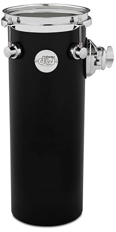 DW Design Serie Rata Tom Musikinstrument – 40,6 x 15,2 cm – Schwarz Satin