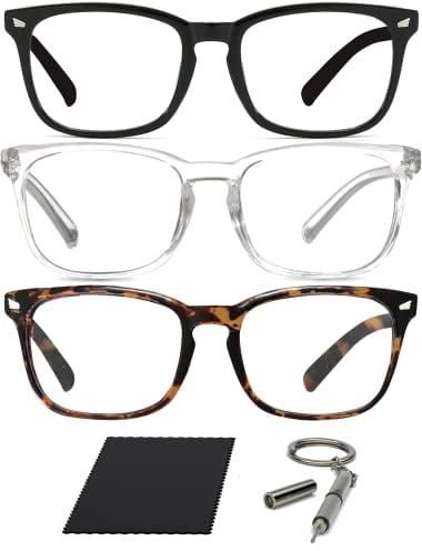 Riccardo Materossi - Premium Blaulichtfilter Brille, Bildschirmarbeitsbrille - Verringert Kopfschmerzen und verbessert den Schlaf