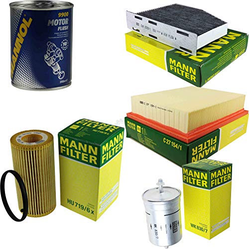 QR-Parts Set 85470622 C 27 154/1 HU 719/6 x CUK 2939/1 9900 WK 830/7 Original MANN-Filter Inspektionspaket SCT Motor Flush Motorspülung 11594154