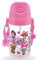 Miotlsy Kids Water Bottle with Flip Straw, BPA Free Drinking Flaks with Safe Straw, 350 ml Leakproof Cap and Carrying Loop, Ideal for School, Travel, Sports, Boys and Girls (Pink)