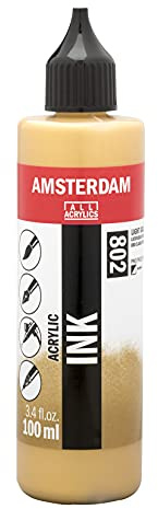 Amsterdam Acryl-Tintenflasche 100 ml Reichgold 802 (17218020)