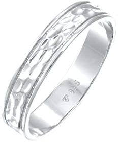 Elli PREMIUM Ring Damen Paarring Bandring Trauring in 925 Sterling Silber