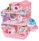 xixi-home Cage pour Hamster Cage pour Hamster Nain Syrien Habitats pour Petits Animaux à 3 Niveaux Cages pour Hamster en Acrylique entièrement Transparentes avec de Jouets (Arrivé en Une Semaine)