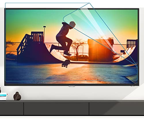 32-46inch TV Screen Protector Anti Glare, Anti Blue Light Frosted Film Radiation Protection LCD Display Protector Film,Matte-39in(863X485) mm