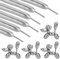 Prasacco 50 Stück Luftballons Lang, Silber Modellierung Ballons Latex Modellierballons Magic Gedrehte Ballons DIY Tierballons für Hochzeit Verlobung Kinder Geburtstage Babyparty Karneval Party Deko