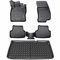 ELMASLINE 3D Gummimatten & Kofferraumwanne für VW Golf 6 VI 2008-2013 Variant Kombi | Extra hoher 5cm Rand | Zubehör