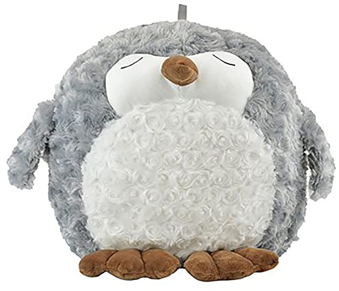 KAV Cute Hot Water Bottle - Ruber Bottle with Low Pile Plush Cover (OWL Cuddle)