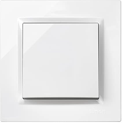SIMON - Pulsador, Serie Simon 10, Color Blanco