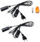 LongZYU 2 Pièces Câbles 1,8 m Pour Lampe de Sel Avec Interrupteur E14 - Prise FR (Européenne) Isolation Câble Douille Noir