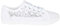 Generation-Plus+® Women's Canvas Plimsolls Soft Lightweight Lace Embroidered Sneaker Shoes - Ladies Summer Beach Pumps Fashion Trainers Casual Flat Shoes (White, UK 4)