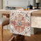 Chicamy Vintage Tischläufer Boho Style 40x140 Leinen Tischläufer Mandala Blumen Ethnic Tischdecke Abwaschbar Rechteckiger Dekorativer Tischläufer für Esszimmer Party Urlaub Dekoration