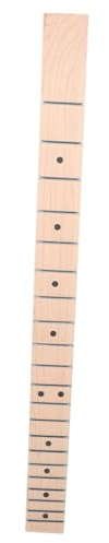 OFFSCH Manico Per Chitarra Elettrica Tastiera in Acero Canadese 21 Tasti Senza Paletta, Sostituzione Durevole Per Manici Di Chitarra Elettrica e Acustica, Accessori Per Chitarristi