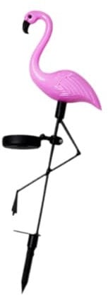 Fenteer Solar-Flamingo-Licht für den Außenbereich, wasserdichtes Solarlicht für den Garten, Flamingo-Pfahllicht für Landschaft, Teich, Hof, Hinterhof, Rasen