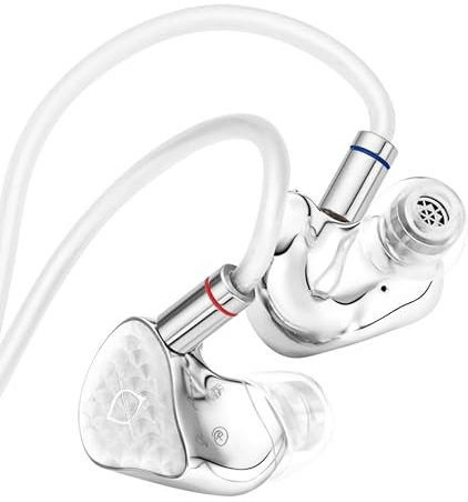SPA-Pro - Cuffie con cavo senza microfono, auricolari in-ear ad alta fedeltà con bassi migliorati, isolamento acustico, 5-40000 Hz, banda ultra larga (3,5 mm)