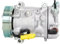 Compresor de aire acondicionado SD7C16 compatible con Peugeot 207, 208, 308, 3008, 508, 5008, Citroën C3, C4, C5 9822826880, 9651910980, 9800839580, 9688354080