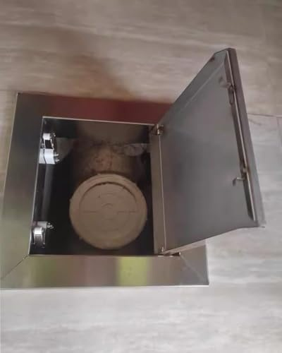 Elitix Floor Access Panel That Accepts Flooring On Top, Metal Plumbing Inspection Hatch 4 6 8 14 16 20 Inch, Network Wall Hole Cover for Shower Valve(100x100mm/4x4in)