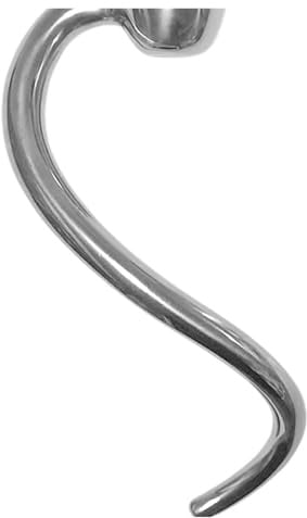 Gancio For Impastare A Spirale, Compatibile Con KitchenAid, Planetaria Da 6 Qt, Gancio For Impastare In Acciaio Inossidabile Gancio For Impastare A Spirale Di Ricambio In Acciaio Inossidabile