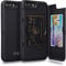 TORU CX PRO for iPhone 8 Plus/iPhone 7 Plus Case Wallet | Protective Shockproof Heavy Duty Cover with Hidden Card Holder & Card Slot | Plastic Mirror Included - Black