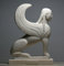 Sphinx griechische mythische Frau Kopf Löwe Statue Guss marmor Skulptur Figur 17,5 cm