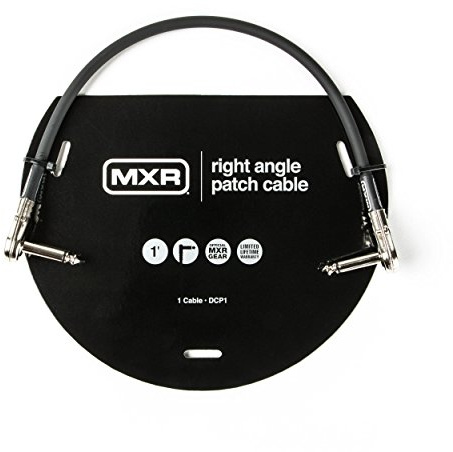 JIM DUNLOP MXR Patchkabel, 1 Fuß | 0,3 m, Flacher Winkelstecker (DCP1)