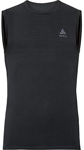 Odlo Herren BL TOP Crew Neck Singlet Performance X-L, Black, S