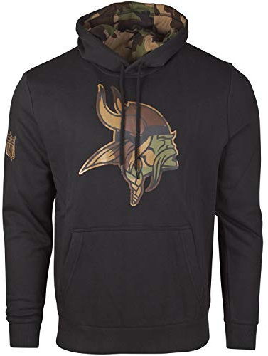 New Era Fleece Hoody - NFL Minnesota Vikings schwarz - M