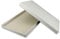 Hochwertige Aufbewahrungs- und Geschenkboxen - 50 Stück- DIN A4 - weiss bezogen - 302 x 213 x 21 mm