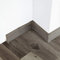 [DQ-PP] 1 terminale destro da 55 mm in PVC millennium scuro per battiscopa in plastica PVC laminato