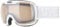 Uvex downhill 2000 S V - Skibrille für Damen und Herren - selbsttönend & verspiegelt - beschlagfrei - white/silver-clear - one size