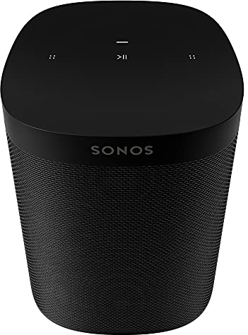 Sonos One SL - Der leistungsstarke mikrofonfreie Lautsprecher für Musik und mehr, Schwarz