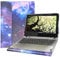 Alapmk Protective Case Cover For 11.6 Lenovo Chromebook C340 C340-11, Flex 3i, IdeaPad Flex 3 11IGL05 Laptop, Galaxy, Black, Modern, Unique Elastic Bands for Secure Fit, Protecting Laptops