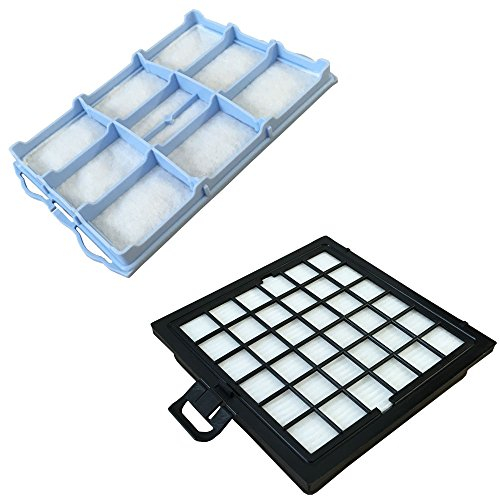 PakTrade SPARSET - HEPA Filter + Motorfilter geeignet Für Bosch Ergomaxx, Home Professional