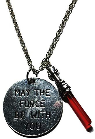 S Wars Dark Side May The Force Be With You Charm Necklace with 20 Chain