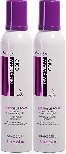 Fanola Officiel Anti-Jaune Incroyable Mousse (250ml x 2)