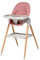 Foppapedretti Bonito, Hochstuhl, für Kinder von 6 bis 36 Monaten (max 15 kg), Babystuhl, pink