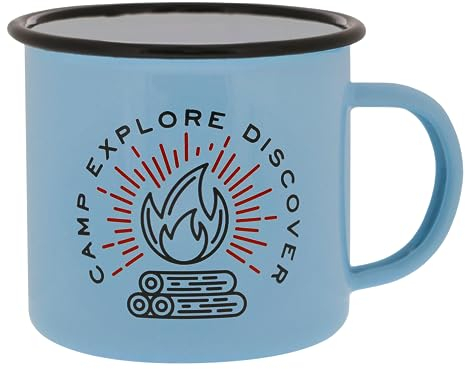 Gentlemen's Hardware Emaille Campingbecher Schlagfester Kaffeebecher 323ml Camp Explore Discover