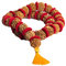 Wonder Care Authentischer Rudraksh Meditation Mala-5face - Echte Himalaya-Rudraksha-Samen, religiöse Ornamente, Rosenkranz, Japa Shiv-Mala, 8 mm, importiert aus Nepal, Holz, Kein Edelstein