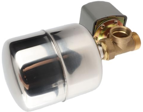 Automatischer Druckregler für Wasserpumpen, elektronischer Druckschalterbausatz aus Edelstahl mit Edelstahl-Druckbehälter, Rückschlagventil aus Kupfer, Pumpendruckschalter