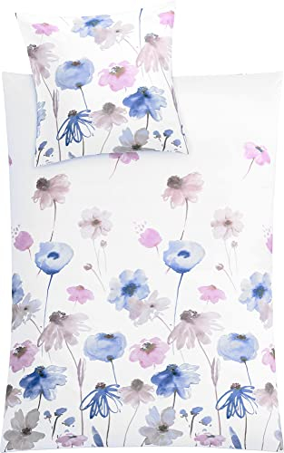 Kleine Wolke Bettwäsche Satin Svea Flieder 155 x 220 cm und 80 x 80 cm