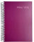 edition cumulus 2025/2026 Dicker Kalender DIN A4 – BROMBEERE (lila) - MADE IN GERMANY - Ideal fürs Büro – Spiralbindung – pro Tag eine volle A4 Seite Platz – Aug 25 – Aug 26